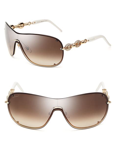 gucci chain link shield sunglasses|gucci sunglasses next day delivery.